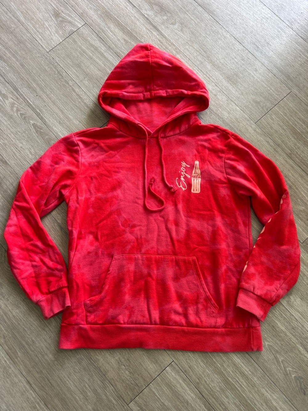 Coca Cola Red Tie-Dye Hoodie